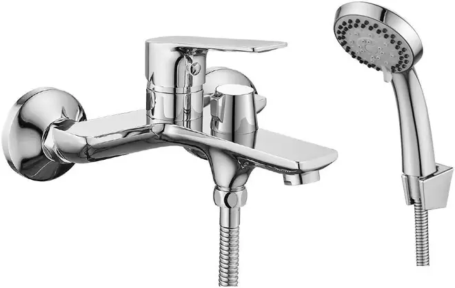 Rossinka Silvermix RS27 смеситель для ванны хром излив 187 мм (RS27-30)