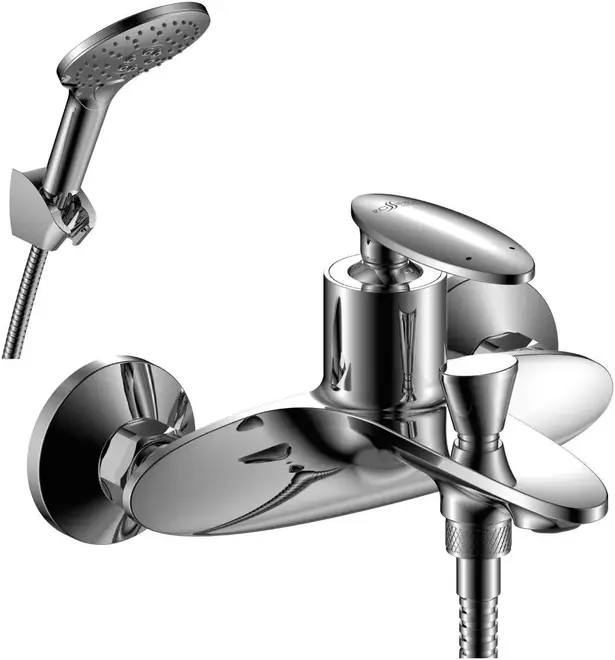 Rossinka Silvermix RS30 смеситель для ванны хром излив 181 мм (RS30-31)