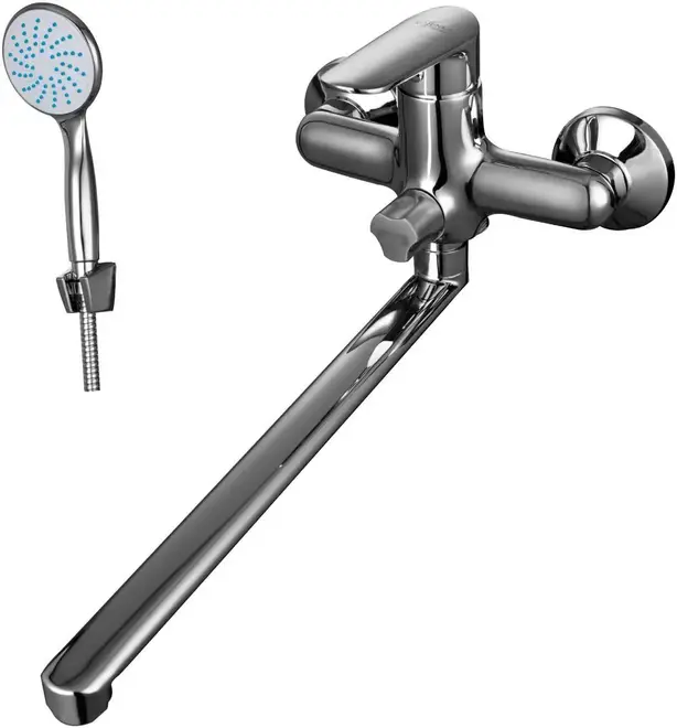 Rossinka Silvermix RS32 смеситель для ванны хром излив 350 мм (RS32-32)