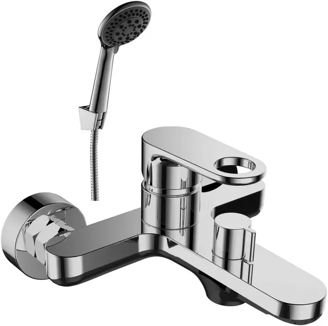 Rossinka Silvermix RS33 смеситель для ванны хром излив 195 мм (RS33-31)