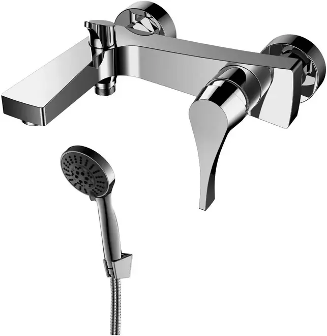 Rossinka Silvermix RS34 смеситель для ванны хром излив 184 мм (RS34-31)