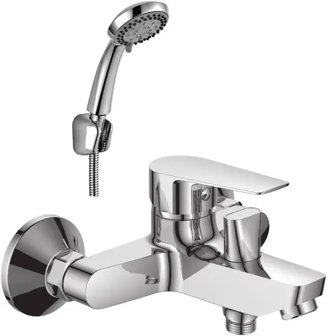 Rossinka Silvermix S35 смеситель для ванны хром излив 164 мм (S35-31)