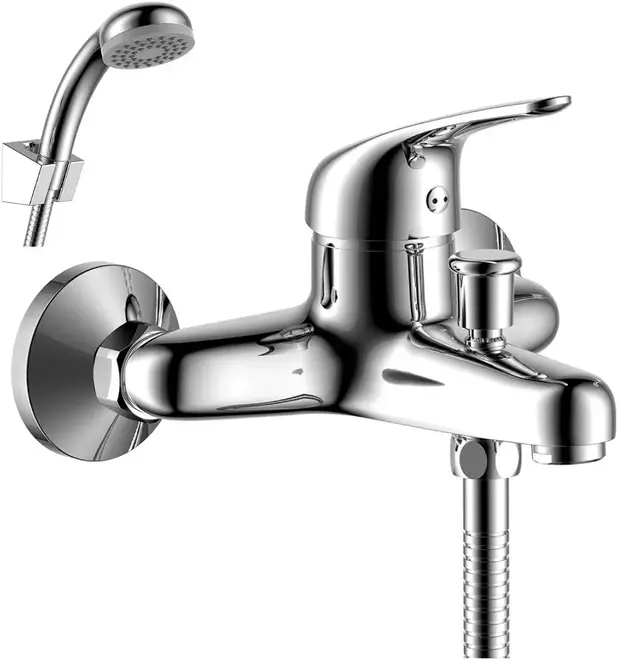 Rossinka Silvermix Y40 смеситель для ванны хром излив 160 мм (Y40-31)