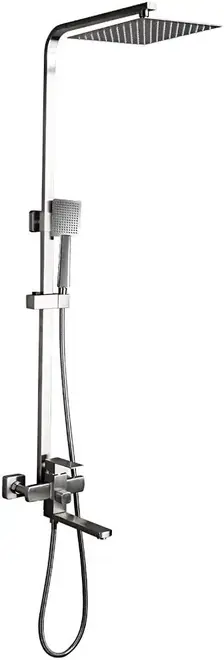 Frap F24802 система душевая черная (F24802)