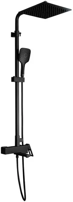 Gappo G2417 система душевая черная (G2417-6)