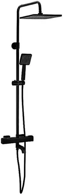 Gappo G2491 система душевая черная (G2491-6)