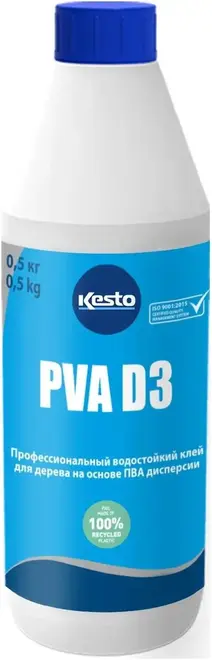 Kesto Kiilto PVA Universal универсальный строительный клей на основе ПВА дисперсии (500 г)
