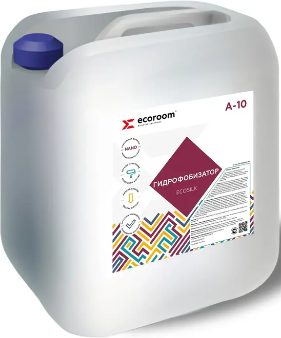 Ecoroom Ecosilk A-10 гидрофобизатор (10 кг) белый