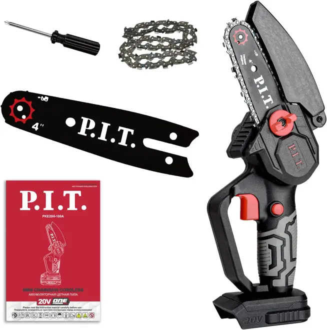 P.I.T. PKE20H-100A Solo мини-пила цепная аккумуляторная