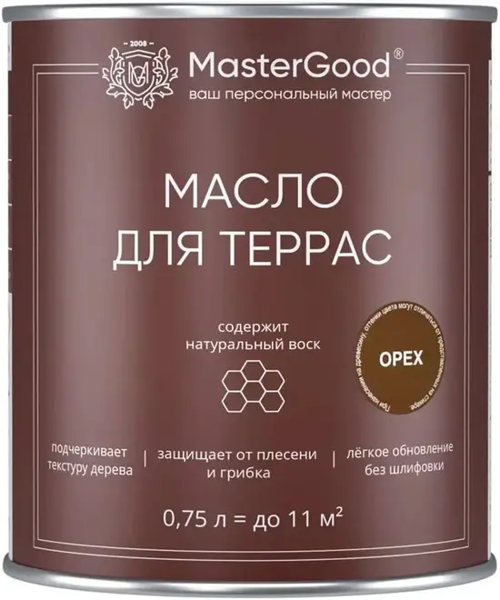 Master Good масло для террас (750 мл) орех