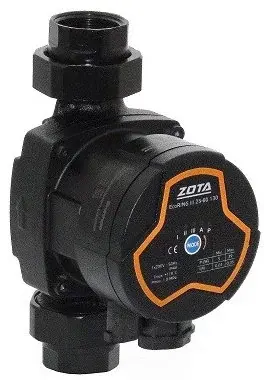 Zota Ecoring III 25-75 130 насос циркуляционный для отопления с гайками