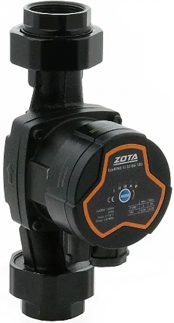 Zota Ecoring III 32-70 180 насос циркуляционный для отопления с гайками