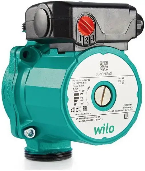 Wilo Star-RS 25/6-130 насос циркуляционный с гайками НС-1519862