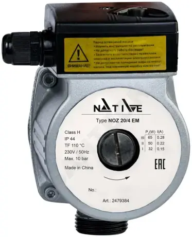 Wilo Native NOZ 20/4 EM насос циркуляционный НС-1592249