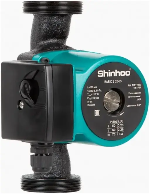 Shinhoo Basic S 32-6S 180 насос циркуляционный НС-1514898