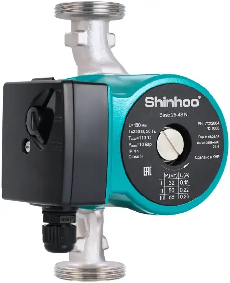 Shinhoo Basic 15-4S N 130 насос циркуляционный НС-1629697