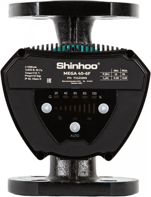 Shinhoo Mega 40-10F насос циркуляционный НС-1514912