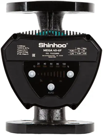 Shinhoo Mega 40-6F насос циркуляционный НС-1514913