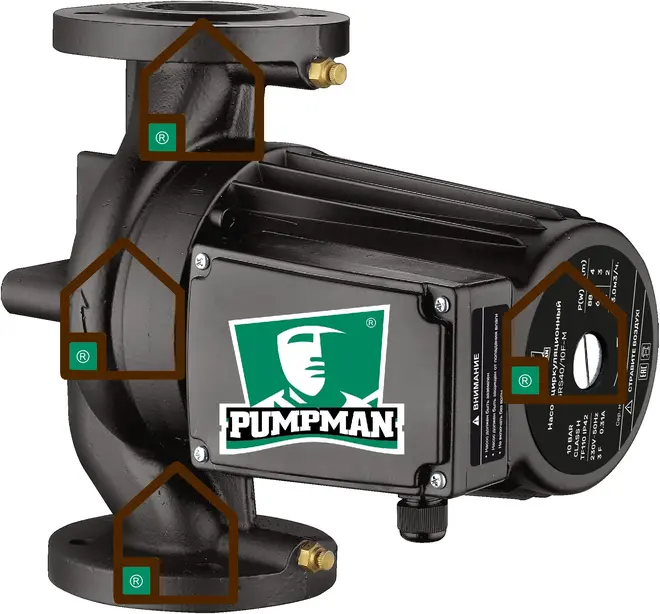 Pumpman GRS50/12F-M насос циркуляционный НС-1442537