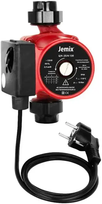 Jemix WRS-25/4-130 насос циркуляционный для систем отопления