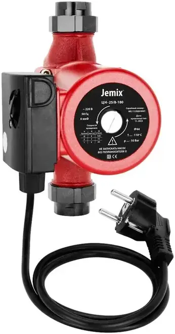Jemix ЦН-25/8-180 насос циркуляционный для систем отопления