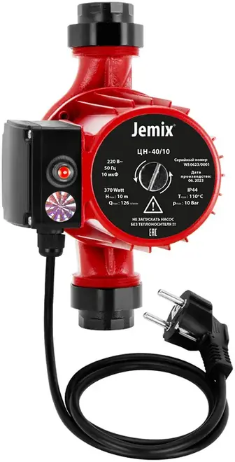 Jemix ЦН-40/10 насос циркуляционный для систем отопления