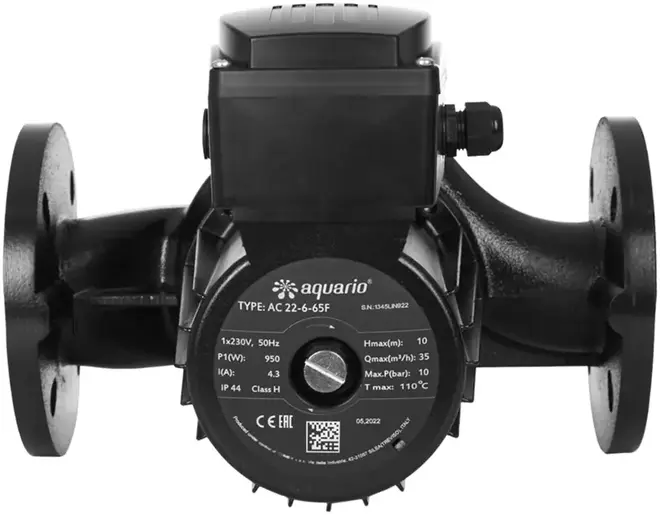 Aquario AC 22-6-65F насос циркуляционный