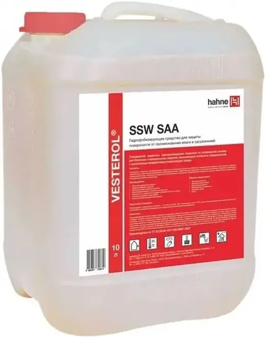 Quick-Mix Vesterol SSW SAA средство гидрофобизирующее для защиты поверхностей (10 л) белый
