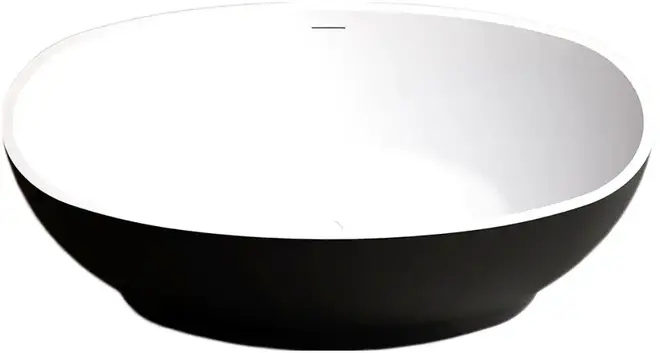 Abber AB9207 ванна акриловая (черная матовая универсальная) AB9207MB