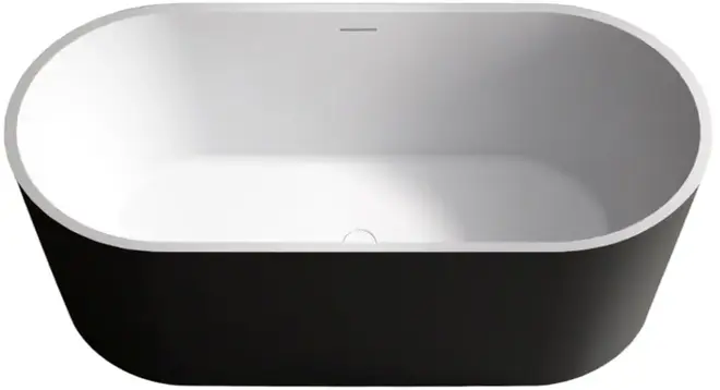 Abber AB9209 ванна акриловая (черная матовая универсальная) AB9209MB
