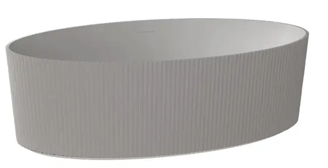 Abber Stein AS9627 ванна из искусственного камня (белая матовая универсальная) AS9627