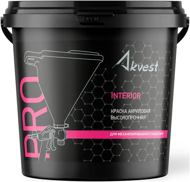 Аквест Pro Interior краска акриловая интерьерная высокопрочная (7 кг) белая