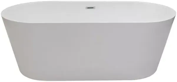 Cerutti SPA Resia ванна акриловая отдельностоящая (белая универсальная) CT7388