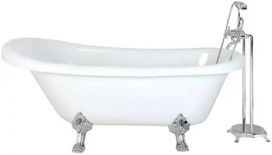 Cerutti SPA Classic 150 ванна акриловая на львиных лапах (белая универсальная) CT9323