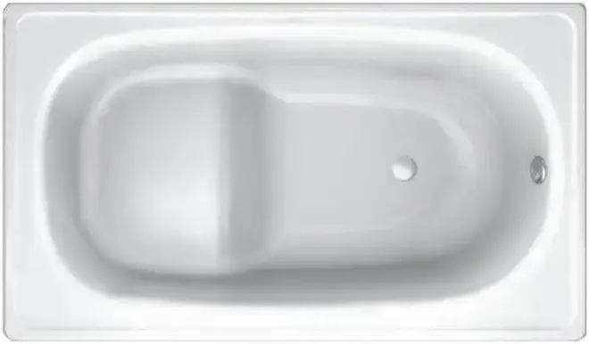 BLB Europa Mini B2SE ванна стальная с сиденьем (белая универсальная) B2SE22001