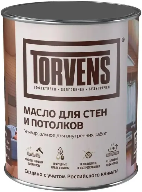 Torvens масло для стен и потолков (5 л) бесцветное