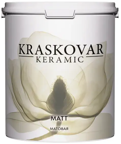Красковар Keramic Matt краска керамическая матовая (2 л) белая