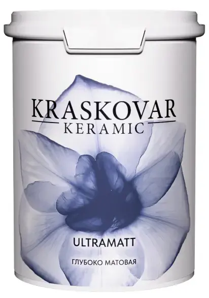 Красковар Keramic Ultramatt краска керамическая глубокоматовая (2 л) белая
