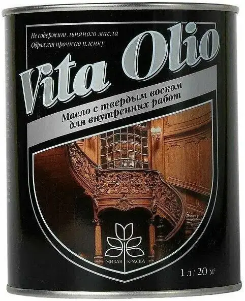 Vita Olio масло с твердым воском для внутренних работ (750 мл) бесцветное