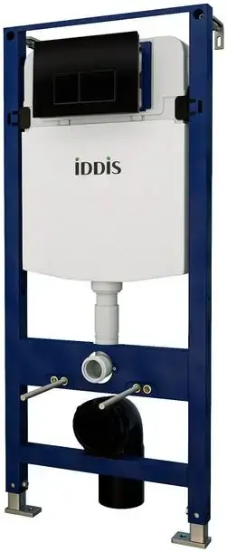 Iddis Optima Home комплект 2 в 1 инсталляция и клавиша смыва черная (OPH00MBi32K)