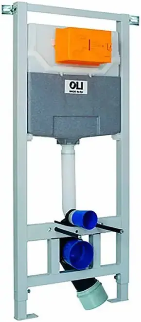 Oli120 Eco Sanitarblok инсталляция пневматическая с системой Fast-Fit (879235/879593)