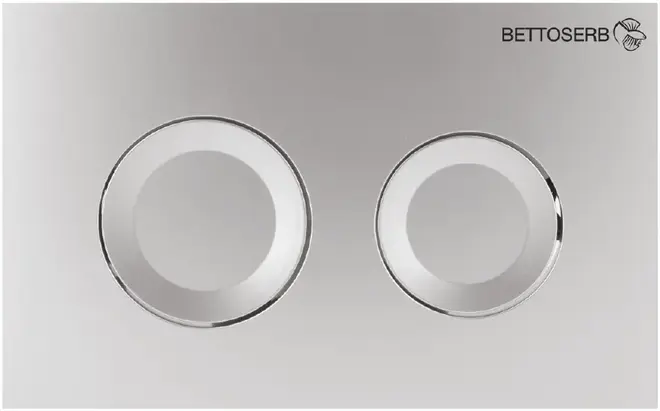 Bettoserb Sava Fix Slim инсталляция с клавишей смыва Cool хром матовый (SET40006468)