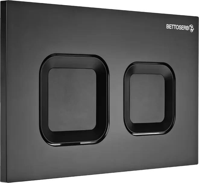 Bettoserb Sava Fix Slim инсталляция с клавишей смыва Smart черная матовая (Set40006471)