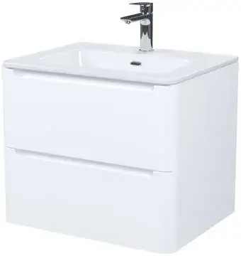 Iddis Edifice тумба подвесная с умывальником (602 мм светло-серый) EDI60L0i95K