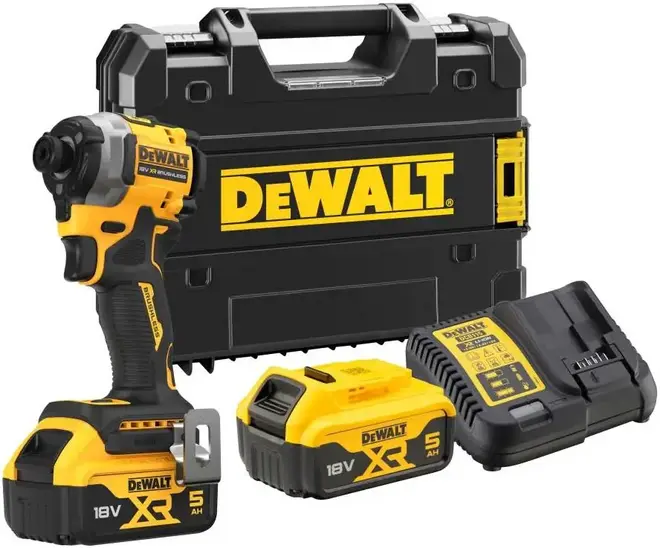 Dewalt DCF850P2T шуруповерт аккумуляторный (18 В 2 х 5 А*ч)