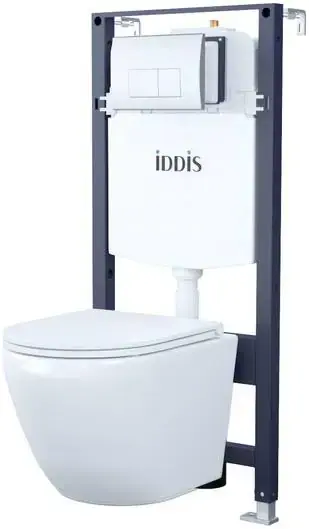 Iddis Basic BASBQ01i73 унитаз c инсталляцией комплект 3 в 1