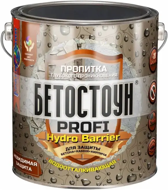 Красковия Бетостоун Profi Hydro Barrier пропитка водоотталкивающая глубокого проникновения (2 кг) бесцветная