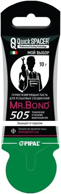 Mr.Bond Quick Spacer 505 паста-герметик для пропитки льна (10 г)