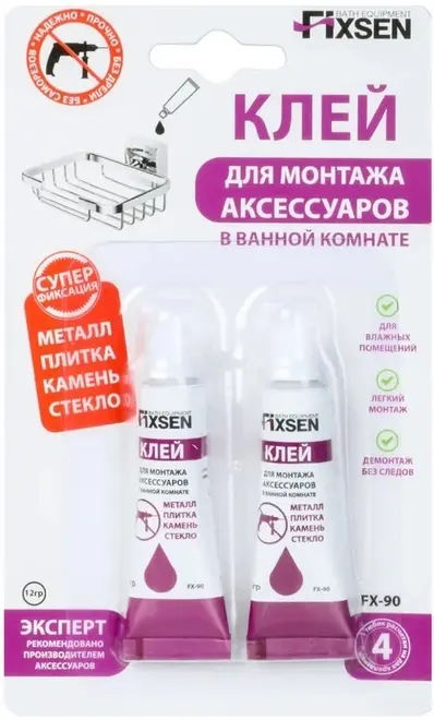 Fixsen FX-90 клей для монтажа аксессуаров