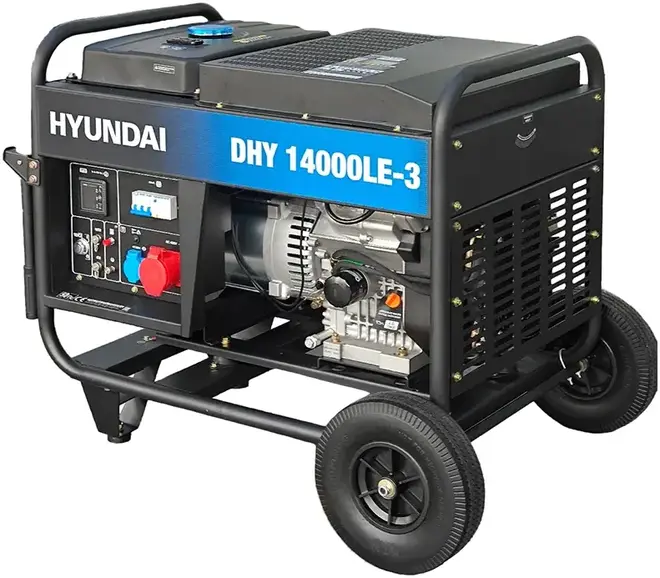 Hyundai DHY 14000LE-3 генератор дизельный